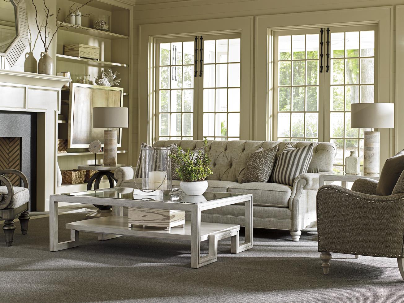 Lexington Oyster Bay 7109 33 Greenport Tufted Sofa with Scoop